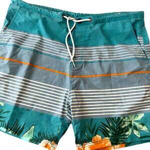 VTG 90s Board Shorts Men’s Sz 38 Grunge Punk Wave Life Preppy Retro Surf Skate